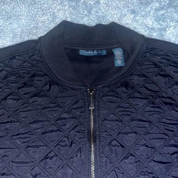 Perry Ellis - Full Zip Fleece Diamond Stitch Pattern - Picture 5 of 9